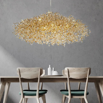 New Modern Light Luxury Branch Crystal Chandelier for Dining /Living Room