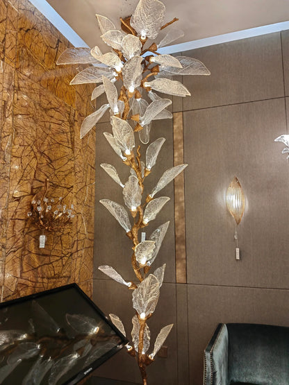 Creative Bionic Resin Leaves Chandelier for Living Room/Dining Room/Staircase