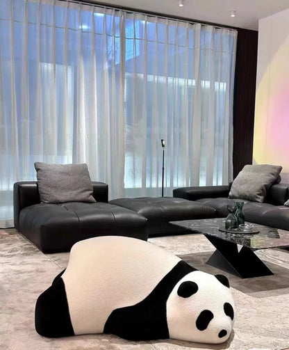 Lovely Panda Sofa Chair Footstool