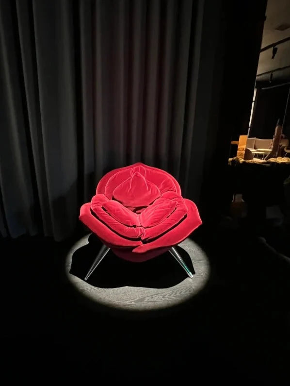 Italian Style Rose Petal Sofa Chair