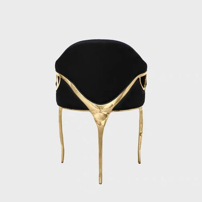 Luxury Brass Eagle-Eye Single Dining Chair