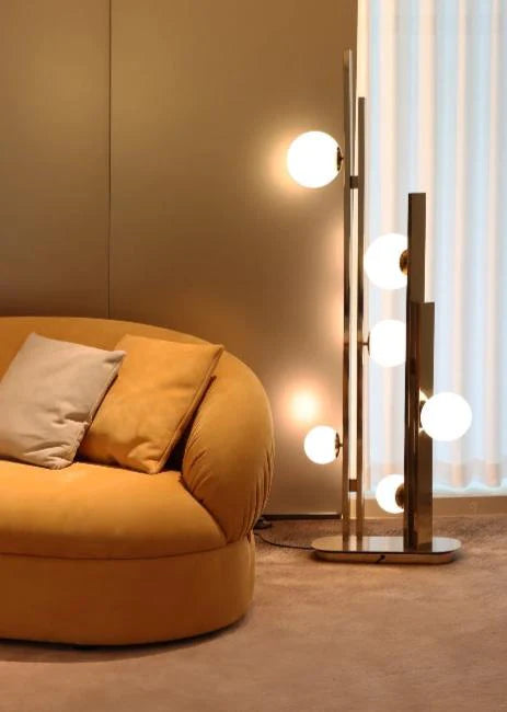 Modern Ceative 6-Light Ball Floor Lamp