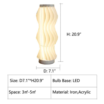 Nordic Minimalist Art Hula Lamp Ambient Light Floor Lamp for Living Room/Bedroom/Study Room