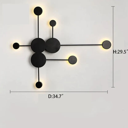 Black Modern Design Wall Lights Sconce for Bedroom LED Wall Lighting Fixture