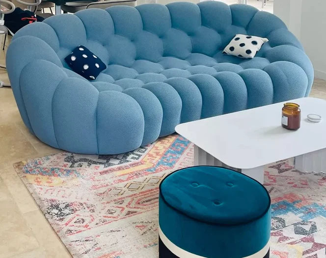 Modern Cotton Blend Round/Rectange Colorful Sofa/Sofa Chair