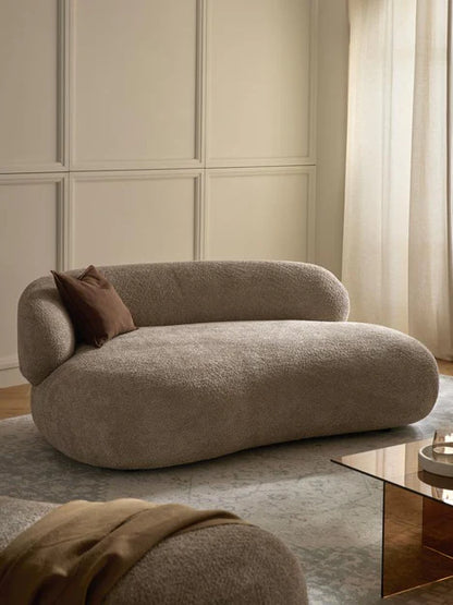 Minimalist Fabric Hot Dog Sofa for Living Room/Bedroom