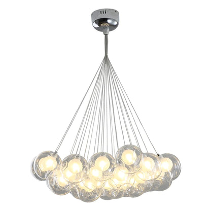 Oversize Modern Glass Ball Bubble Light Art Chandelier for Living/Dining Room/Clothing Store