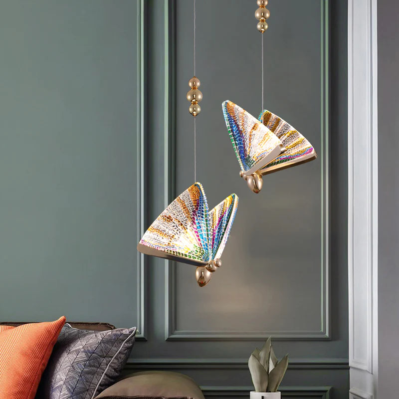 Extra Large Light Luxury Art Butterfly Pendant Chandelier for Bedroom/Dining Room/Staircase