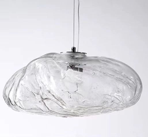 Extra Large Nordic Minimalist Glass Cloud Decorative Chandelier for Stairs/Living Room/Hign-celing Room