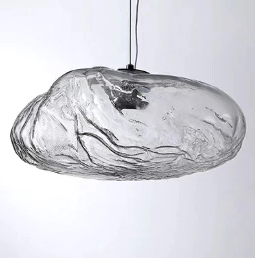 Extra Large Nordic Minimalist Glass Cloud Decorative Chandelier for Stairs/Living Room/Hign-celing Room