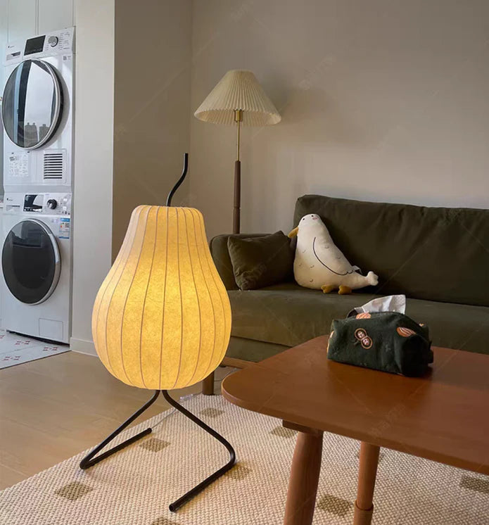 Modern Sydney Silk Floor Lamp for Bedroom/Living Room