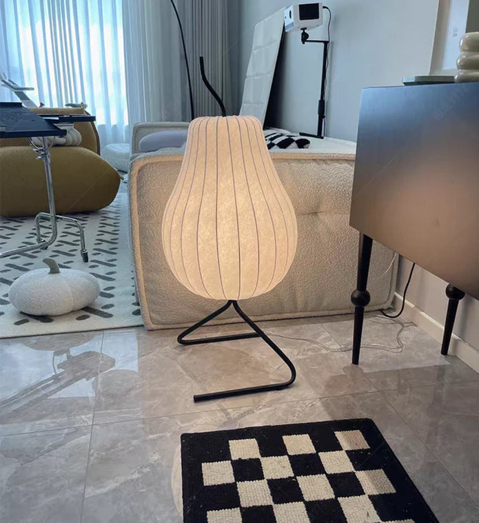 Modern Sydney Silk Floor Lamp for Bedroom/Living Room