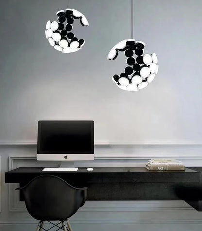 Designer Model Minimalist Irregular Sphere Art Pendant Chandelier for Living Room/Home Office