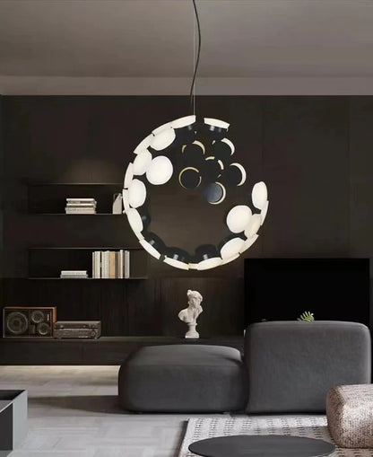 Designer Model Minimalist Irregular Sphere Art Pendant Chandelier for Living Room/Home Office