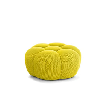 Modern Cotton Blend Footstool