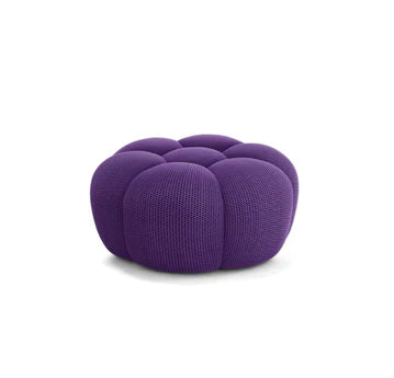 Modern Cotton Blend Footstool