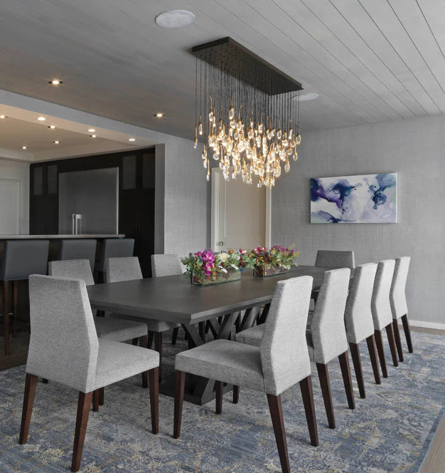 Modern Creative Seed Crystal Chandelier for Dining Room