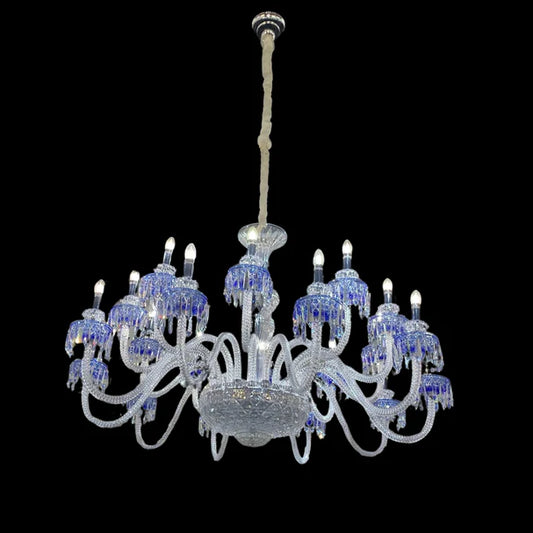 Modern Fancy Blue Crystal Chandelier for Livng Room/Bedroom