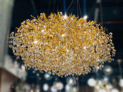 New Modern Light Luxury Branch Crystal Chandelier for Dining /Living Room