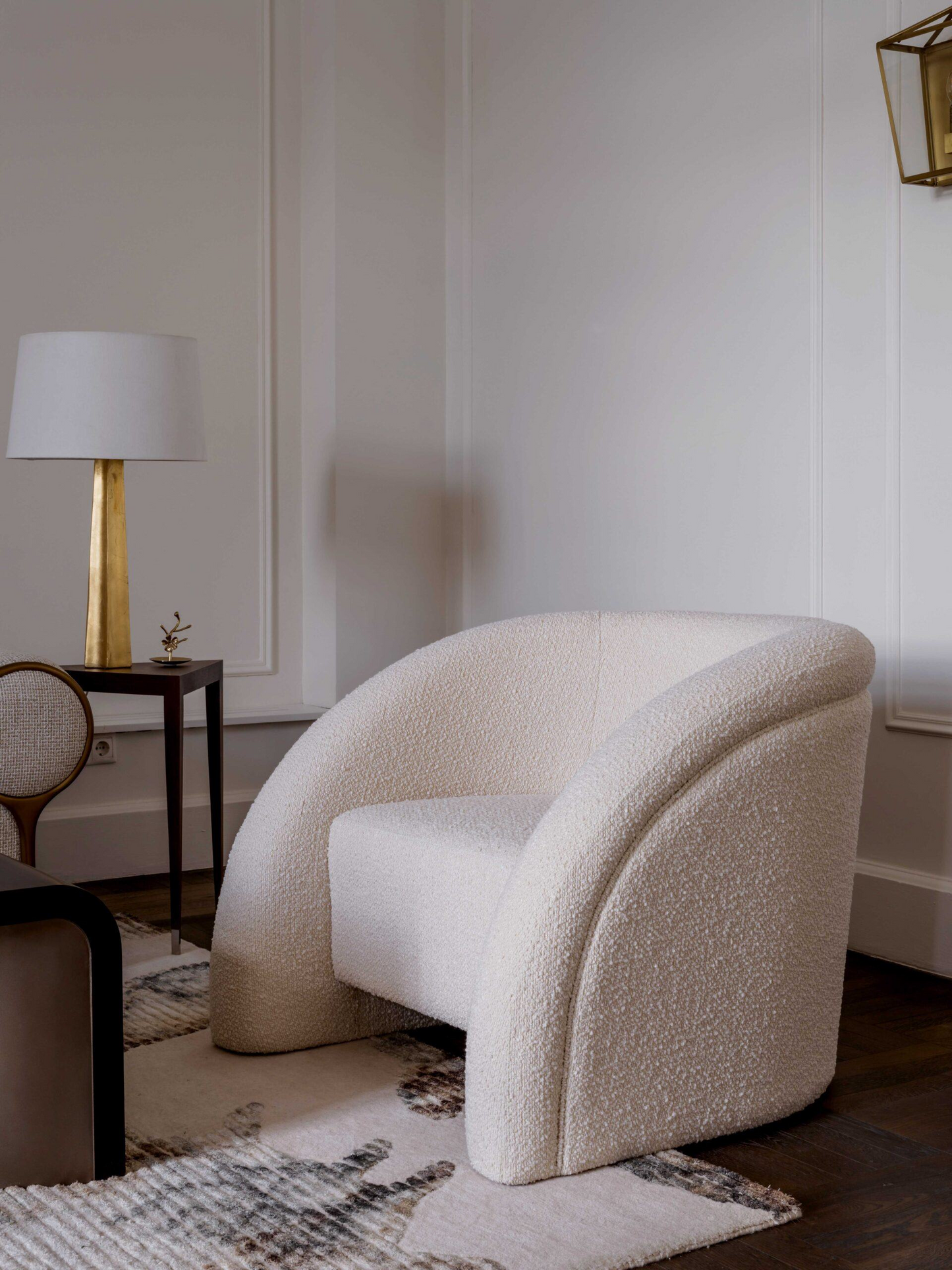 Modern Pearl Armchair