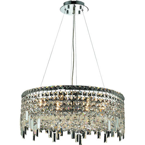 Luxury Chrome Rectangular/Round Crystal Chandelier for Living/Dining Room