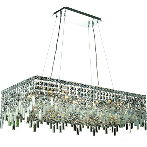 Luxury Chrome Rectangular/Round Crystal Chandelier for Living/Dining Room