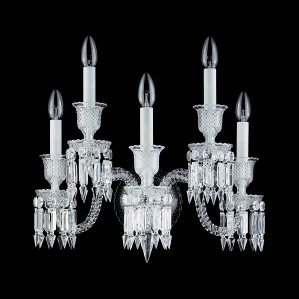 Luxury 5-Candle Light Crystal Wall Lamp