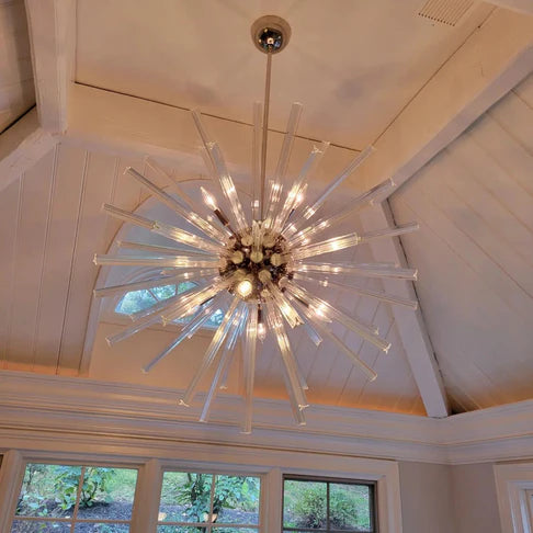 Modern Dandelion Crystal Chandelier for Living Room/Bedroom