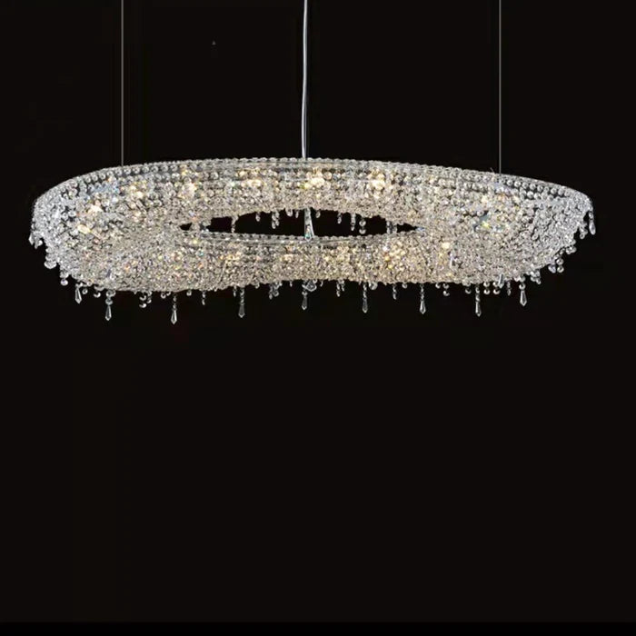 Luxury Unique Foyer Crystal Chandelier for High-ceiling