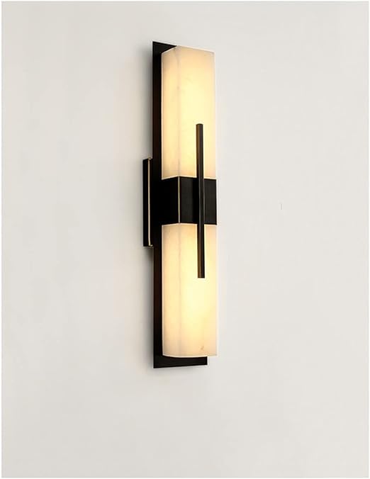 Outdoor Minimalist Rectangular Stainless Steel Acrylic LED Waterproof Wall Sconce Lamp