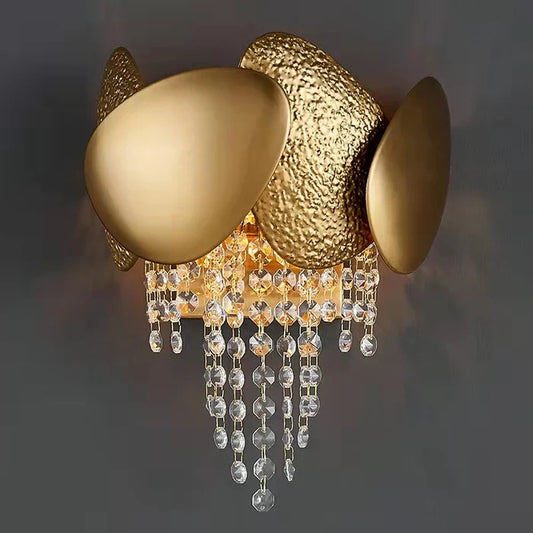 Italian Style Crystal Tassel Wall Lamp