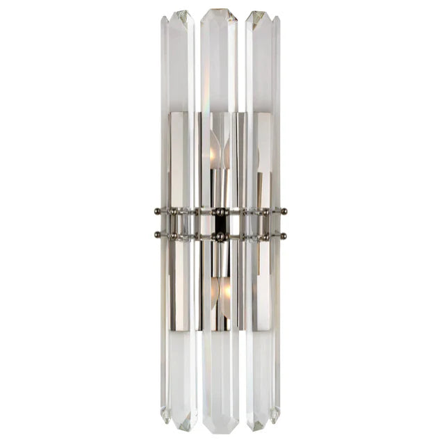 Creative Modern Brass Clear Crystal Wall Light for Bedside/Bathroom/Dining Room/Hallway