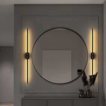 Modern Smart Strip Long Wall Sconce Light for Living Room/Bedside