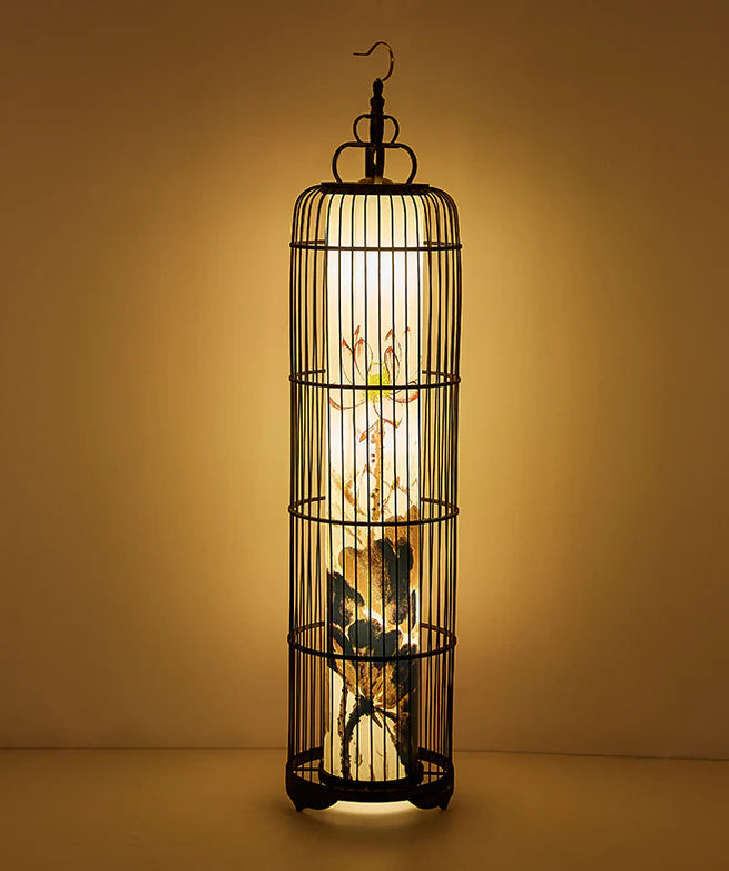 Antique-style Decoration Stork Floor Lamp