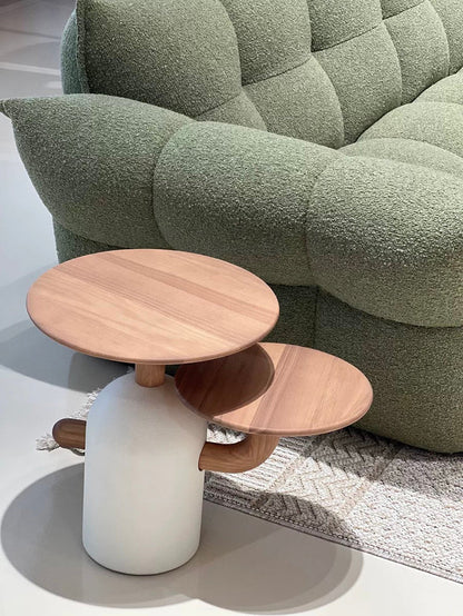 Modern French Cream Style Round Coffee Table