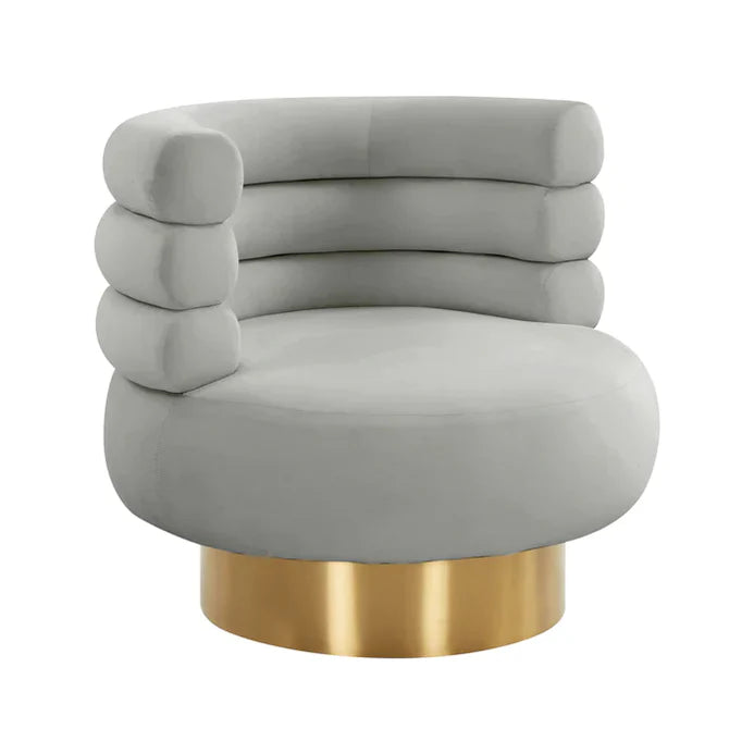 Modern Velvet Swivel Sofa Chair