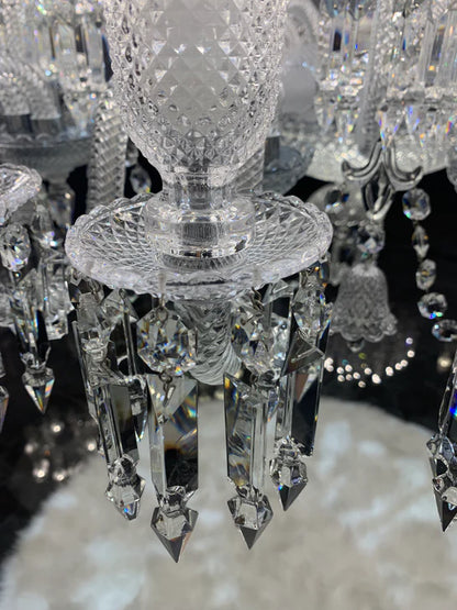 Unique Style Classic Candle Light Crystal Chandelier with Umbrella