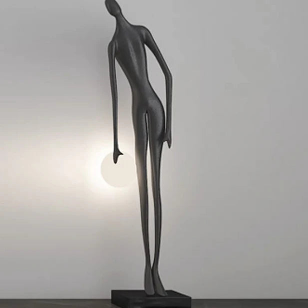 Art Design Human Statue Floor Lamp