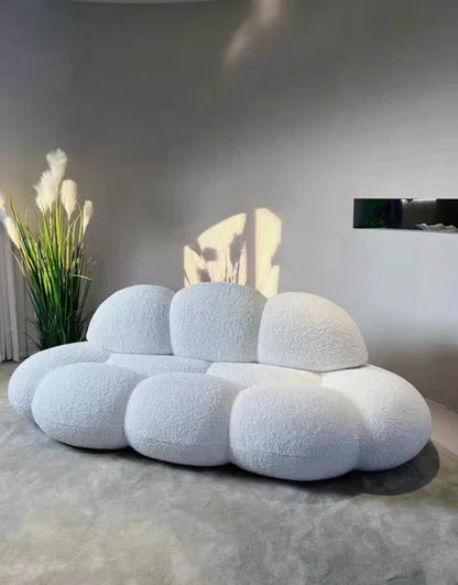 Modern Fluff Velvet Sofa for Living Room/Bedroom