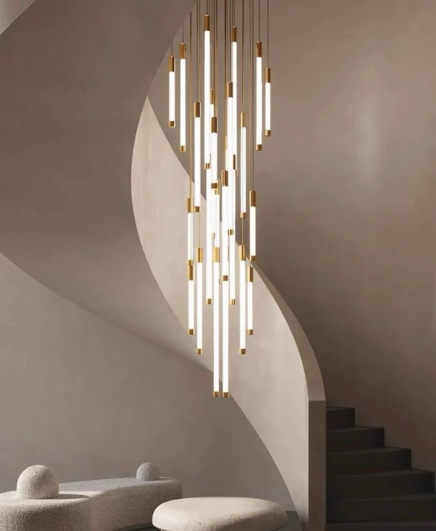 Modern Lightsabers Suspension Floating Chandelier