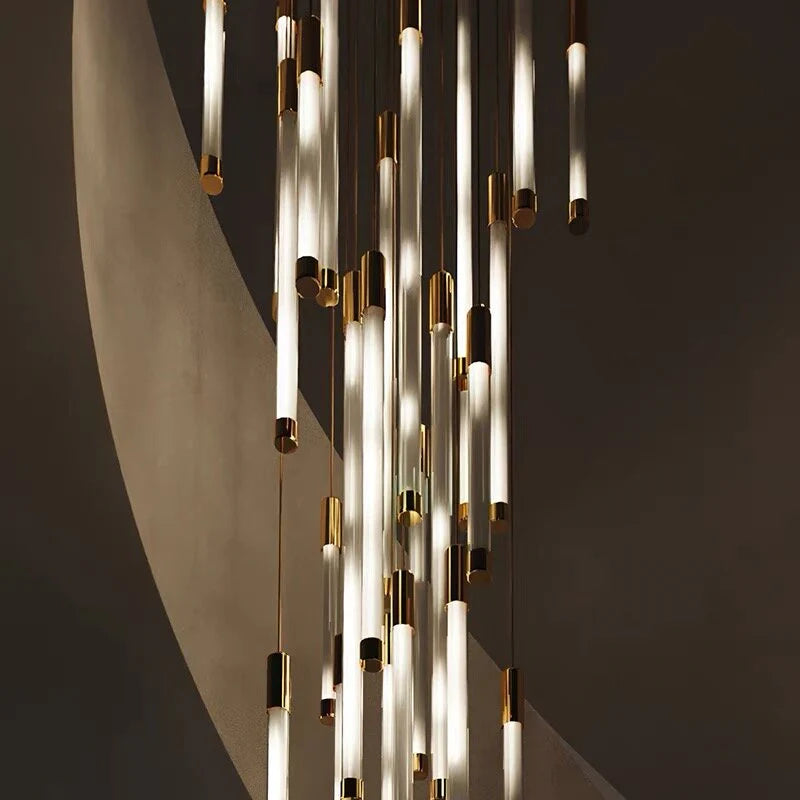 Modern Lightsabers Suspension Floating Chandelier