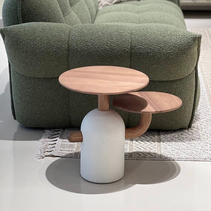 Modern French Cream Style Round Coffee Table