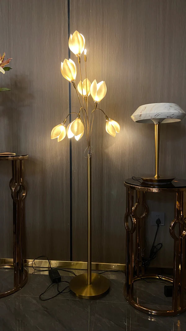 Modern Art Design Mangolia Floor Lamp