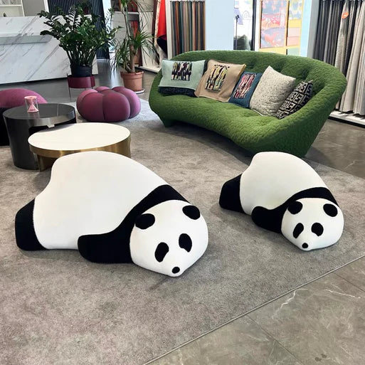 Lovely Panda Sofa Chair Footstool