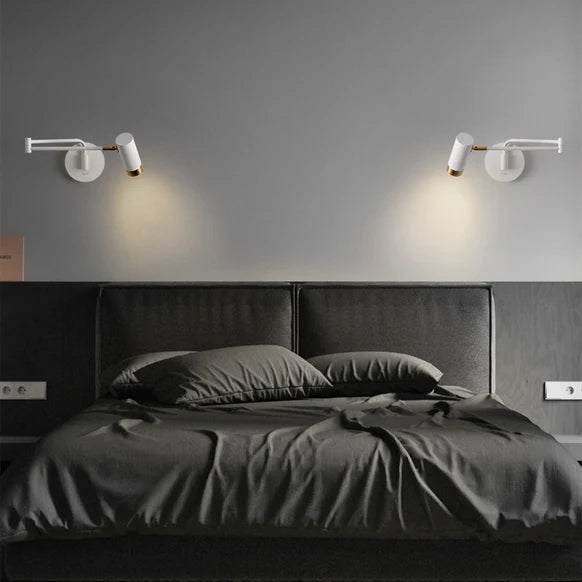 Adjustable Modern Simple One Light Wall Sconce For Bedroom Or Study Room