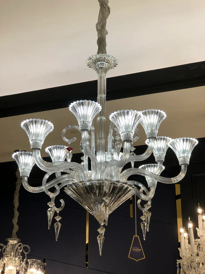 Modern Luxury 6/8/12/18-Light Oriental Classical Crystal Chandelier