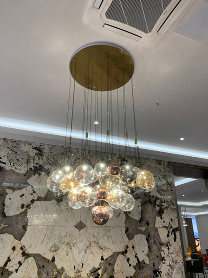 Italian Creative Glass Bubble Ball Chandelier for Living/Dining Room/Kitchen Island