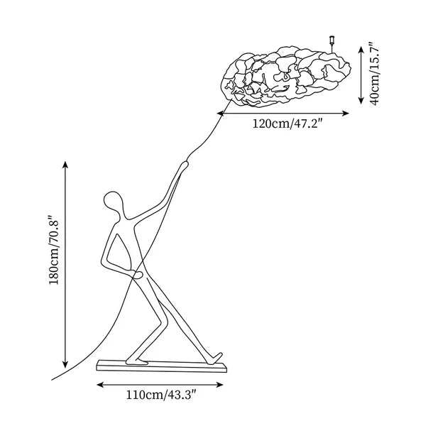 Chasing Clouds Floor Lamp