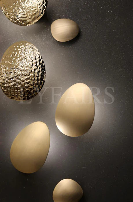 Modern Creative Metal Cobblestone Wall Sconce Set