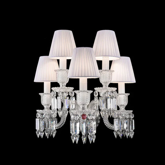 Luxury 5-Candle Light Crystal Wall Lamp